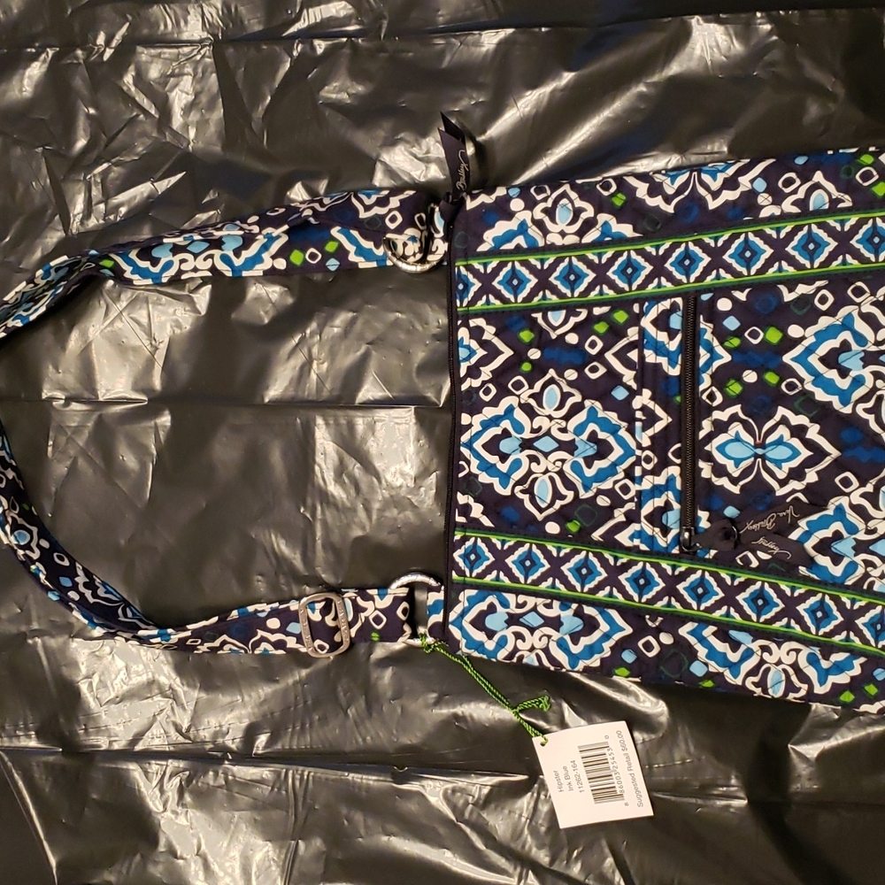 Vera Bradley Ink Blue Hipster purse Brand New